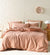 Raquelle Pink Clay Bed Linen by Linen House