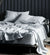 ReJeaneration Adrie Charcoal Sheet Set by Linen House