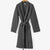 Ryland Charcoal Cotton Jersey Robe by Linen House