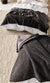 Sena Charcoal Blanket by Linen House