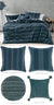 Shrimpton Slate Quilt Cover Set by Linen House