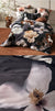 Silvia Black Quilt Cover Set by Linen House