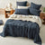 Somerset Navy Coverlet by Linen House