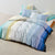 Sunrise Stripe Clearwater Quilt Cover Set by Linen House