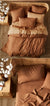 Terra Pecan Quilt Cover Set by Linen House