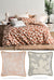 Tourelles Paprika Quilt Cover Set by Linen House