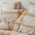 Wellington Honey Waffle Quilt Cover Set by Linen House