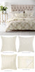 Fabiano Neutral Quilt Cover Set by Linen House