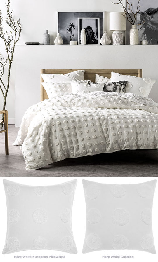 Haze White Quilt Cover Set by Linen House Cottonbox Pty Ltd