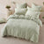 Majorca Leaf Quilt Cover Set by Linen House