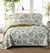 Astoria Green Bedspread Set by Linen & Thread