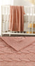 Lyla Dusty Pink Organic Cotton Baby Blanket by Little Gem