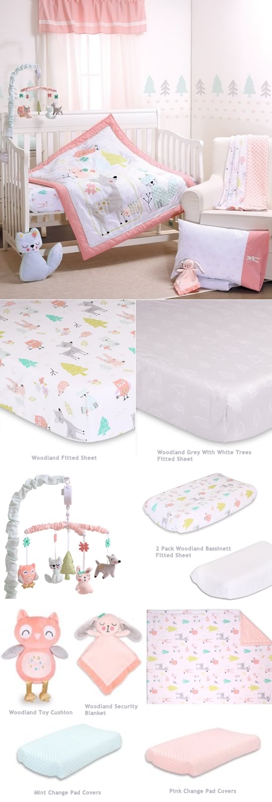 Woodland Plush Owl Pink by Little Haven – Cottonbox Pty Ltd