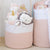 Blush White Medium Hamper by Living Textiles