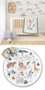 A Day At The Zoo Play Mat by Living Textiles