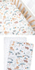 A Day At The Zoo Sheets by Living Textiles