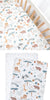 A Day At The Zoo Sheets by Living Textiles