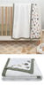 Forest Retreat Cot Waffle Blanket by Living Textiles