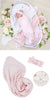 Hello World Pink Gingham Gift Set by Living Textiles