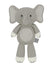 Mason The Elephant Knitted Toy by Living Textiles