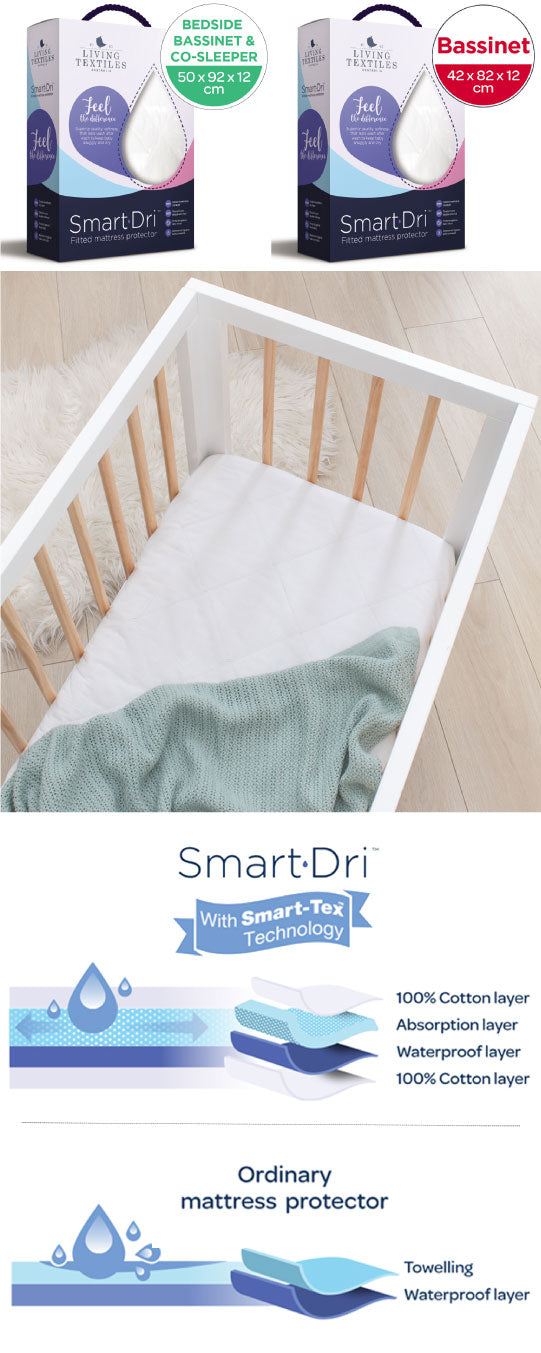Smart Dri And Cradle Protectors by Living Textiles Cottonbox