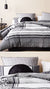 Vaughn Charcoal Bedlinen by Logan & Mason