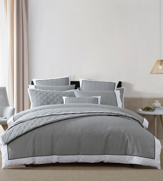 Essex Olive Quilt Cover Set by Logan & Mason Cottonbox Pty Ltd