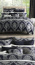 Marcella Navy Quilt Cover Set by Logan & Mason