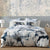 Belle Steel Quilt Cover Set by Logan Mason