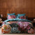 Bloomscape Teal Quilt Cover Set by Logan Mason