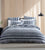 Hunter Indigo Quilt Cover Set by Logan & Mason
