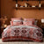 Sekani Rust Quilt Cover Set by Logan Mason