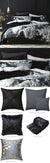 Tess Charcoal Quilt Cover Set by Logan & Mason