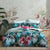 Valentine Teal Quilt Cover Set by Logan Mason