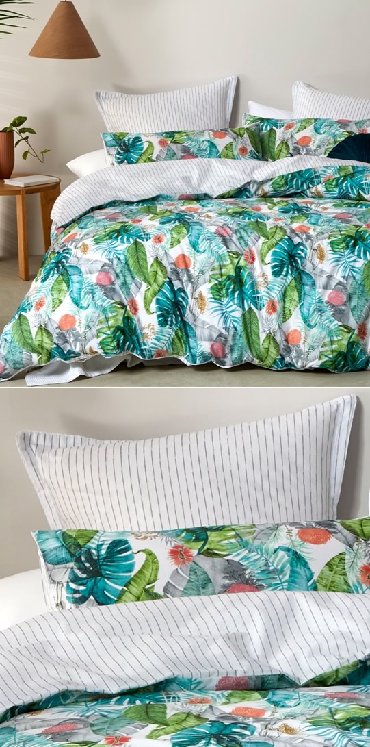 Wildflower Native Quilt Cover Set by Logan & Mason Cottonbox Pty Ltd