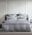 Zanda Smoke Bed Linen by Logan & Mason