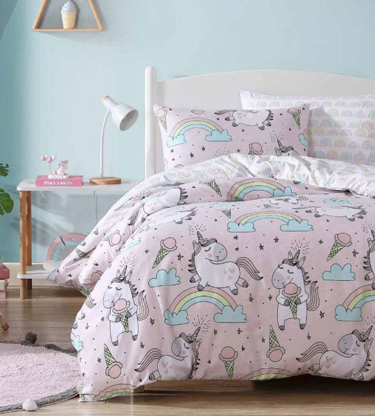 Quilt Cover Unicorn Queen Bedding Unicorn Kid Mattress Protector