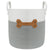 Cotton Rope Grey Dog Toy Hamper by Louie Living