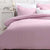Pure Soft Pink Quilt Cover Set by Luxton