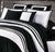 Rossier Black Quilt Cover Set by Luxton
