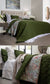 Arabella Olive Green Coverlet by Macey & Moore
