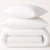 Comcale 225TC White Cotton Polyester Bed Linen by Marco Polo