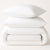 Tempo 225TC White 50 Cotton 50 Polyester Bed Linen by Marco Polo