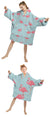 Moodie Flamingo Dance Hoodie Blankets by Moodie Blankets