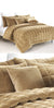 Augusta Mink Latte Bedding by Moyle Fine Linen