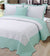 Celeste Mint Bedspread Set by Moyle Fine Linen