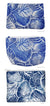 Freshwater Cobalt Cosmetic Bags by Odyssey Living