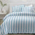 Hampton Stripe Coastal Blue Quilt Cover And Sheet Set by Odyssey Living