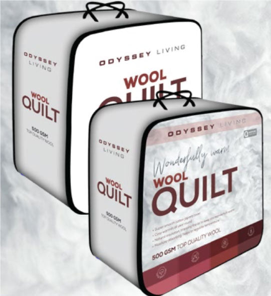 Wool Quilt 500GSM by Odyssey Living Cottonbox Pty Ltd
