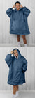 Adult Snoogie Navy Hooded Blanket by Odyssey Living
